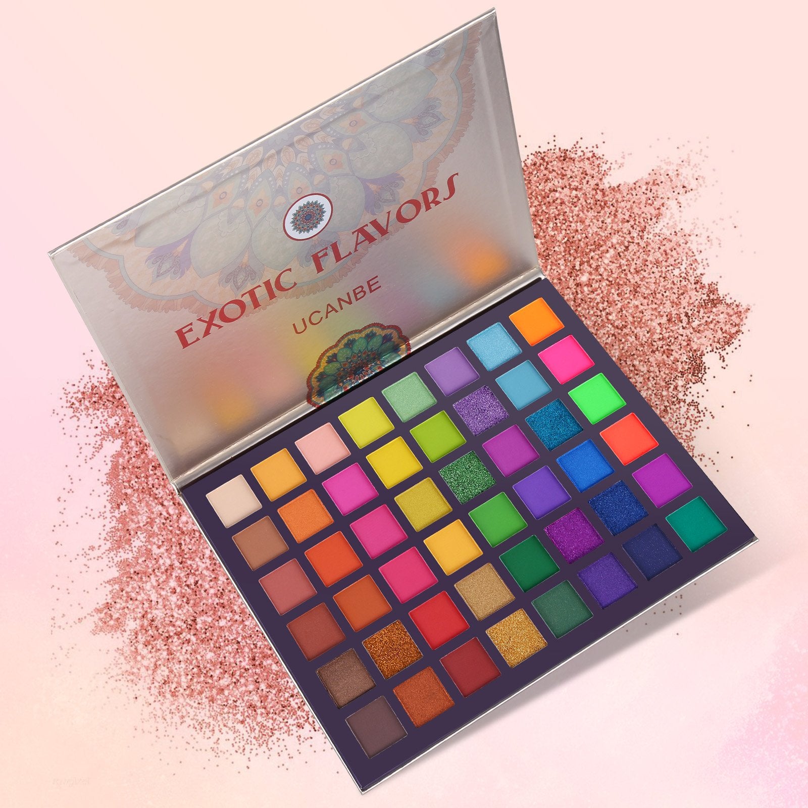 UCANBE 48 Color Exotic Flavors Eyeshadow Palette